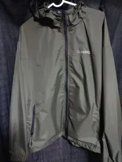 Subciety フード付きナイロンジャケット オリーブNylon jkt