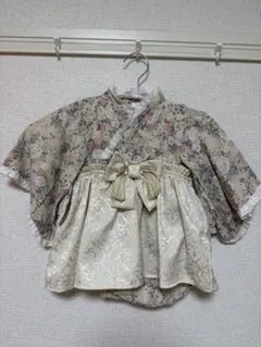 【美品】cottoli コトリ ベビー 袴 ロンパース 80サイズ 着物