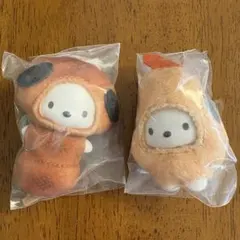 【ポチャッコ】　サンリオ　ちびっとも　シークレットキーホルダー　2種セット