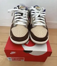 NIKE DUNK LOW プレミアム 節分 白×紫×茶 26.5cm《新品》