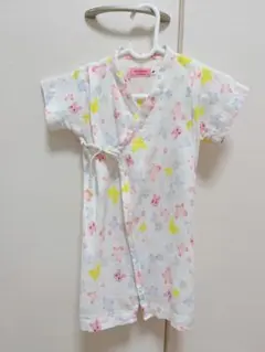 Hot Biscuits ミキハウス うさぎ柄ロンパース Sサイズ ①