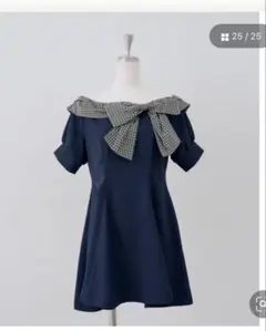 【新品未開封】ナイスクラップ 【リボコレ】リボンミニワンピース フリーサイズのサムネイル
