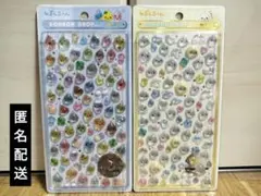 ボンボンドロップシールミニ　しずくちゃん　みるみるちゃん