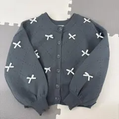リボンカーディガン　トップス　カーディガン