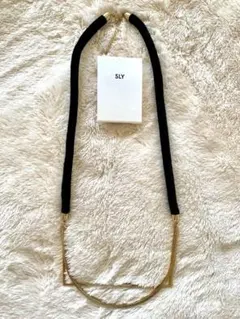 【SLY】スライ　メタル　ベロア　ネックレス