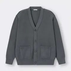 GU ウォッシュドVネックカーディガンのサムネイル