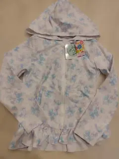 新品未使用 マザウェイズ ラッシュガード 130cm 女の子 ホワイト 水色