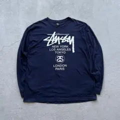 00s stussy ワールドツアー ロンT