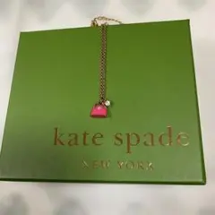 kate spade ピンク ハンドバッグ ネックレス