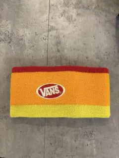 VANS ニットヘアバンド オレンジ/イエロー