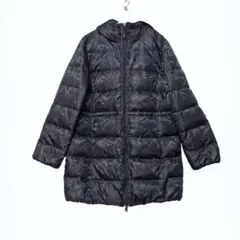 セシカブルー　ダウンコート　カモフラ柄