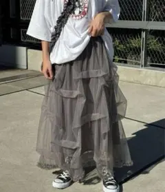 CIAOPANIC タックラメチュールボリュームスカート