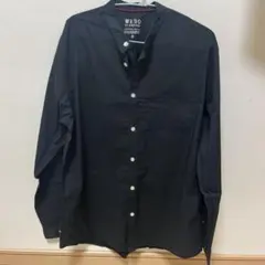 WEGO ブラック 無地　長袖シャツのサムネイル
