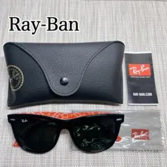 Ray-Ban RB2140-F WAYFARER 限定カラー ロゴ総柄 レッド - メルカリ
