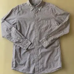UNIQLO チェック柄 ボタンダウンシャツ M