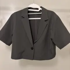 HARE ショート丈 ジャケット 半袖 カーキのサムネイル
