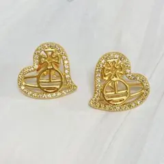 Vivienne Westwood｜ハートオーブピアス　ゴールド