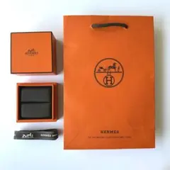 【美品】HERMES シェーヌダンクル リング 空箱 ケース リボン ショッパー