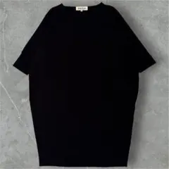 美品　エンフォルドENFOLD ひざ丈ワンピース コクーンシルエット ゆったりd