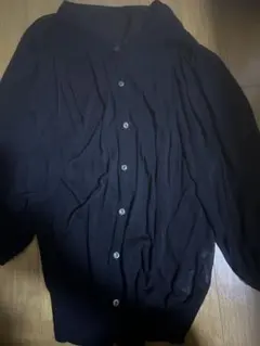 新品　earth music&ecology 薄手カーデガン 黒　冷房対策