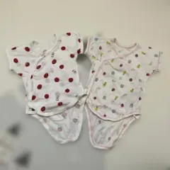 短袖ボディスーツ 2枚セット