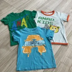 ANAP kids アナップ　キッズ　半袖Tシャツ　ロゴ入り　プリント　100㎝のサムネイル