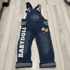 BABYDOLL デニムオーバーオール 100cm