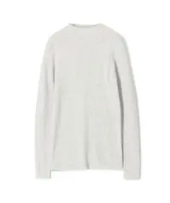 美品! GALERIE VIE ギザコットンリブ ビルドネックプルオーバー