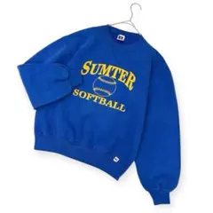 希少✨90s ラッセルアスレチック（M）USA製 スウェット ユニセックス 青