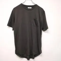 KOE 半袖　ポケットTシャツ　カーキ 【M】　とろみ生地のサムネイル