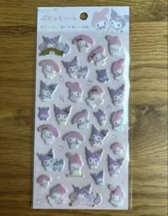 24時間以内発送⭐️サンリオ ぷくっとシール マイメロディ クロミ