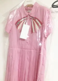 GUCCI ワンピース リボン 新品 サイズ12