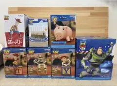13点セット トイストーリー フィギュア ウッディ バズ ジェシー ロゴ