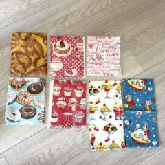 カットクロス　スイーツ　宇宙　メッセージ柄