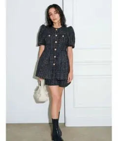 CELFORD セルフォード ペプラムハーフスリーブジャケット