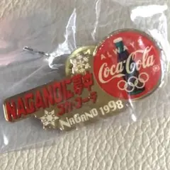 1998年 長野オリンピック コカコーラピンバッジ① - メルカリ