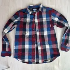 と*と様 Columbia チェック柄 長袖　ネルシャツ M