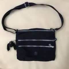 KIPLING キプリング　ナイロンショルダーバッグ　黒