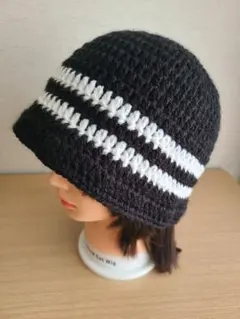 クラッシャーハット　クロシェットハット　ビーニー　バケットハット　ハンドメイド