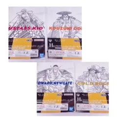 ONEPIECE くじ 難攻不落ノ懐刀 クリアファイル&ステッカー&マスクケース