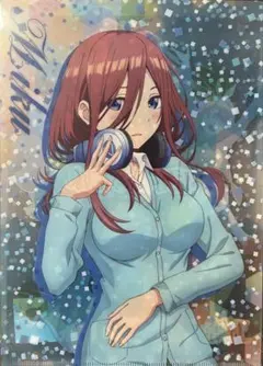 五等分の花嫁　クリアファイル　中野三玖　２枚セット