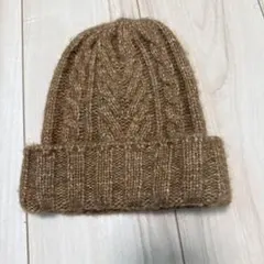 ZARA ベージュ ニット帽 54cmのサムネイル