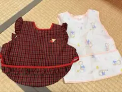 ファミリア 食事 エプロン 2点セット