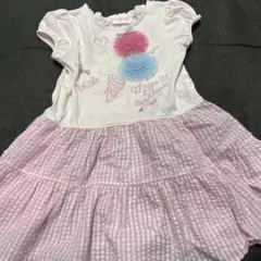 アイスクリームデザイン ワンピース✳️最終お値下げ✳️メゾピアノ　可愛い　90サイズ