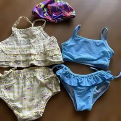 女の子用　セパレート水着　80