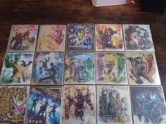 仮面ライダー色紙art 27枚まとめ売り