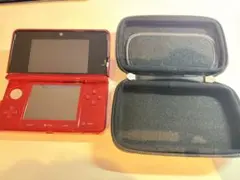 【美品】ニンテンドー3DS 本体 メタリックレッド おまけ付き