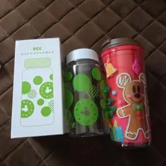 お値下げ！未使用！ディズニー　 クリスマスデザイン タンブラー2個セット