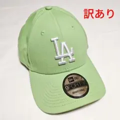 訳あり ニューエラ LA ドジャース 緑 グリーン 白 キャップ 帽子 Bのサムネイル