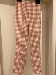 ZARA ギンガムチェックパンツ